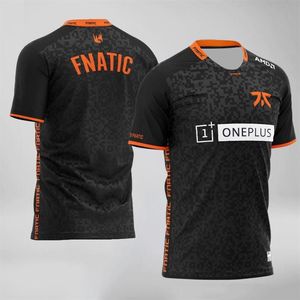 Мужские футболки Fnatic Esports Team Футболки для мальчиков и девочек с 3D принтом, модные мужские и женские топы, высокое качество, мужские287m