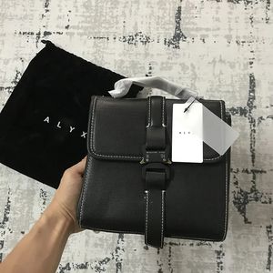 Bel çantaları yüksek kaliteli deri alyx omuz çantası erkek kadın metal düğmesi fonksiyonel taktik 1017 alyx 9sm crossbody çanta sırt çantası 231012