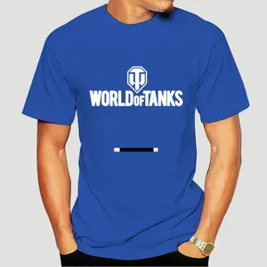 Мужские футболки Забавный топ в стиле хип-хоп World Of Tanks Рубашка с интересными картинками Хлопок Летний стиль Базовый однотонный дизайнерский Аутентичный 0340E