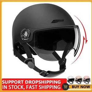 Cycling Helmets Vintage Motorcycle Classic Helmet Retro Scooter Half Men Women Ultralight MTB Road Bike Bicycle 231012