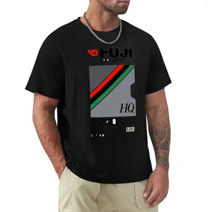 Erkek Polos Fuji E-240 İnce Tahıl Video Kaset Bant T-Shirt Yaz Kıyafetleri Ter Gömlek Erkek Hayvan Baskı Erkekler Uzun Kollu Tişörtler