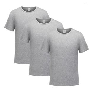Erkekler Tişörtleri Yaz 3pcs Moda Klasik Klasik Renk Artı Beden Sokak Giyim T-Shirt 4 Renk Basit Unisex Büyük Boy Giysileri