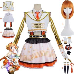 Cosplay anime takami chika aşk canlı lovelive güneş ışığı cosplay kostüm peruk aqours su mavi yeni dünya seksi kadın üniforma cadılar bayramı