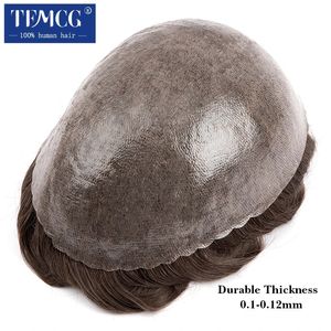 Men s Children s Wigs Male Hair Prosthesis 0 1 0 12mmInjection Skin Man Wig Durable For Men 100 Human System Unit Capillary 231013