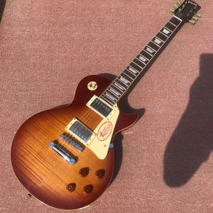 Standart Elektro Gitar, Tiger Maple Top, Gülağacı Klavye, Krom Donanım, Ücretsiz Kargo