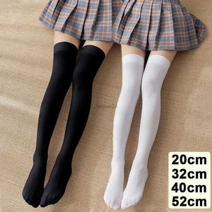 Seksi Çorap JK Kadın Çorap Sevimli Siyah Beyaz Lolita Uzun Sıkı Çoraplar Düz Renk Diz Yüksek Çorap Moda Kawaii Cosplay Seksi Naylon Çoraplar2310/9