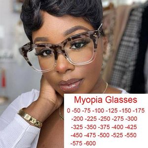 Güneş Gözlüğü Ofis Düzenli Açık Amber Mavi Işık Bloket Gözlükler Bayanlar Yansıtıcı Myopia Moda Büyük Kadın Gösterisi 3143