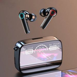 TWS Bluetooth Kablosuz Kulaklıklar Mikrofon IPX5 Su Geçirmez Bluetooth Kulaklık Kulaklıkları HiFi Stereo Müzik Kulaklıkları Tüm Telefon İçin