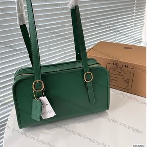 Yüksek kaliteli salıncak zip lüks tasarımcı vintage coa ch çiçek çanta deri kadın moda trend crossbody omuz çantası cüzdan