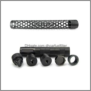 7/9/12/15 Inch L Super Slim Round Hollow Handguard and Cleaning Tube Float Rail Dhpbu