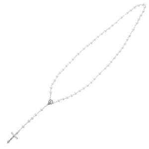 Pendentif Colliers Rosaire Perles Collier Religieux Cou Bijoux Perle Décoration Le