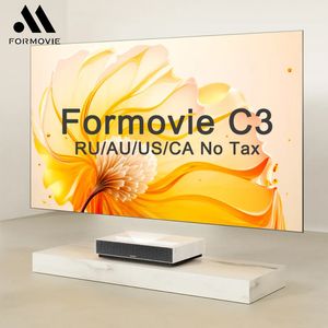 Formovie C3 4K Laser TV Projector Alpd 400 NIT яркости Beamer Cinema 3 DLP 40ms Game UST Projetor Fengmi для домашнего кинотеатра