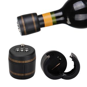 Kod Kilit Şarap Şişesi Kapa Araçları Kombinasyon Kilit Şarapları Stoper Vakum Fiş Cihazı Koruma 4.5*4.4cm