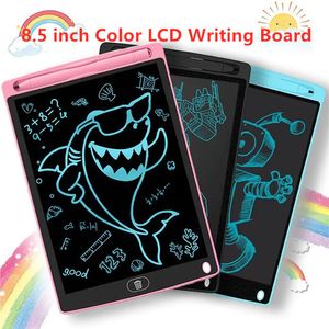 8.5 inç LCD Yazma Tablet Çizim Tahtası Blackboard LCD El Yazısı Pedleri Yetişkinler İçin Hediye Çocuklar için Kağıtsız Not Defteri Tabletleri Notlar Renkli El Yazısı Kalemle Yeni Kutu