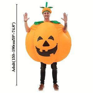 1pc, Halloween Carnevale Notte Divertente Fantasia Creativa Cartoon Doll Cosplay Testa di zucca Costume gonfiabile Regalo di festa, Roba per adolescenti, Roba economica,