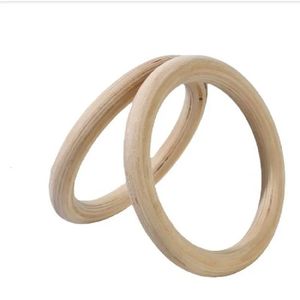 Гимнастические кольца 2 шт./пары деревянное кольцо 1,1 дюйма Портативные гимнастические кольца для кроссфита Тренажерный зал Сила плеч для домашнего фитнес-тренажёра 231012