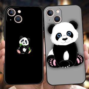 Чехлы для мобильных телефонов Bubududu Panda, чехол для телефона iPhone 15, 14, 13, 12, 11 Pro Max 7, 8 Plus XR XS X 13, мини-силиконовый мягкий чехол Fundas Shell Capas BagsL2310/16