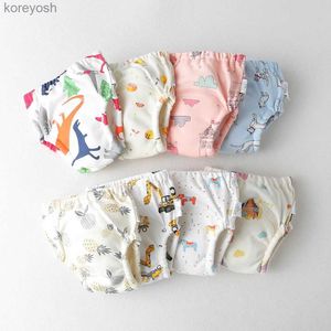 Cloth Diapers Baby Waterproof Reusable Training Pants Cute Cotton Baby Diaper Infant Shorts Nappies Panties Nappy Changing Underwear Cloth NewL231015