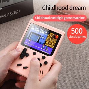 Mini Retro Handheld Portable Game Players Video Console Nostalgic handle Can Store 500 sup Macarons Games 8 Bit 2.4inch Colorful LCD