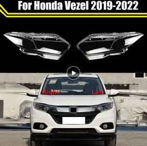 Чехол для автомобильной лампы для Honda Vezel 2019-2022, стеклянный корпус линзы автомобиля, замена передней фары, колпачки, прозрачный абажур