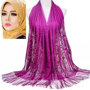 Designer Scarfs for Women Hijab Caps Underscarf Ele Silk Headband Cap Solid Color 180x60cm