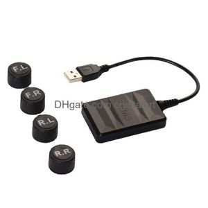 JMCQ USB Android TPMS Lastik Basınç İzleme Sistemi 116 PSI Alarm 5V Dahili Harici Navigasyon Arabası