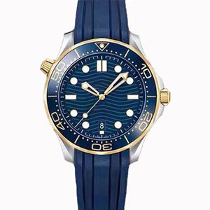 OMGE Üç Dikiş Lüks Erkekler İzler Yüksek Kaliteli En İyi Marka Tasarımcı Çelik Kemer Moda 42mm İş Kartları Aksesuarlar Tatil Hediyesi SeAhorse