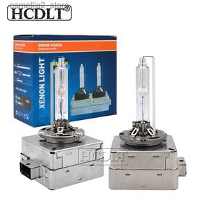 Araba Kuyruk Işıkları HCDLT ORİJİNAL 12V 35W HID Xenon Lambası D1s 6000K 8000K Otomatik Araba Far Yedek Ampul 5000K 4300K ​​55W D3S HID Xenon Işık Q231017