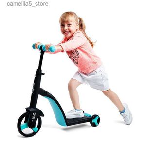 Велосипеды Ride-Ons 3 в 1 Детский самокат Трехколесный велосипед Baby Balance Bike Ride On Toys Дети для обучения Прогулка Самокат Игрушки для детей Q231017