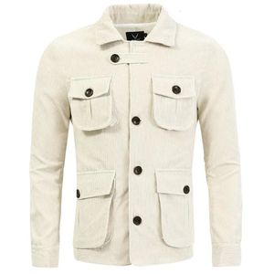 Erkek Ceketler 2024 Sonbahar Erkekler Sıradan kadife ceket s retro tunik ceket m-5xl artı beden marka yüksek kalite 231013