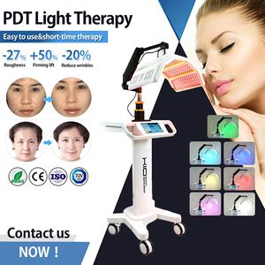 PDT Led Light Therapy Mask Фотонная терапия Омоложение кожи Антивозрастное лечение акне Светодиодная маска с 7 цветами