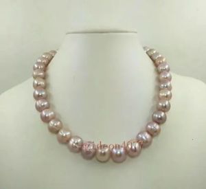 Ожерелья с подвесками AAA, натуральный 910 мм, ожерелье из розового жемчуга в стиле барокко, Южного моря, 18 дюймов, 14-каратное золото 231017