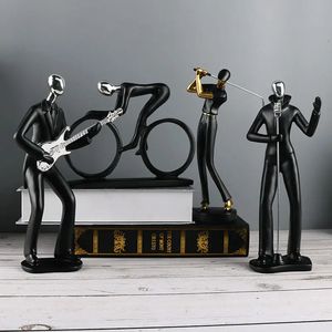 Sanat ve El Sanatları Modern Soyut Reçine Bisikletçi Bisikletçi Heykeli Bisiklet Rider Bisiklet Bisiklet Racer Rider Figurine Ofis Oturma Odası Dekor 231017