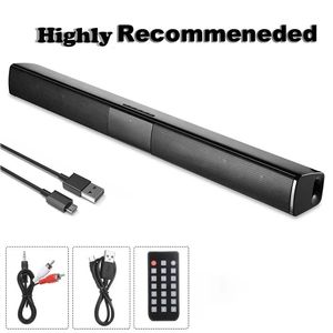 Portable Speakers 20W TV Sound Bar Wired and Wireless Bluetooth Home Surround SoundBar for PC Theater Speaker 231017