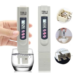 wholesale Digital TDS Meter Monitor TEMP PPM Tester Pen LCD Meters Stick Water Purity Monitors Mini Filter Hydroponic Testers TDS-3 6 Colros