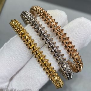 Yeni tasarlanmış titanyum çelik mücevher kurşun başlığı elmaslı küpe bileziği kadın perçin zinciri zincir zincir tasarımcısı mücevher sepeti-008
