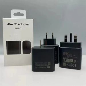45W super fast charger TA845 with 5A wall charging for Samsung Galaxy S23/S21/S22 Ultra by Retail package LL