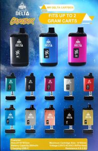 Mr Delta cartbox 2.0 for Hidden Cartridges 2ml with 510 Thread 650mAh Magnetic Close 1ml 2ml Oil Cartridge Vaporizer Pen Battery with Screen