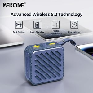 Alto-falantes de telefone celular WEKOME D50 portátil sem fio Bluetooth V53 caixa de som alto-falante de música portátil mini e compacto para acampamento doméstico ao ar livre 231018