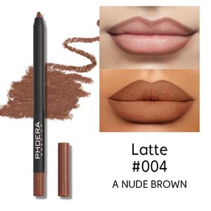 Lip Pencils 1PC Matte Lipsticks Pen Natural Waterproof Lip Liner Pencil Contour Makeup Sexy Brown Lip Stick Long Lasting Cosmetic Tools 231017