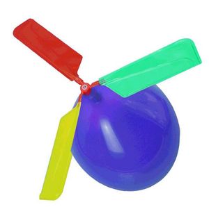 Festival de brinquedo Balão Aeronave Helicóptero Para crianças Filler Flying Whistle balões Brinquedo presente do bebê Decoração de festa colorida Brinquedos de trabalho manual