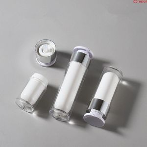 15ml 30ml 50ml boş pompa vakum havasız şişeler Maquilaj Makyaj Yüz Kremi Losyon Duş Jel Seyahat Konteynerleri 10 PCS/LOTGOODS BKSHV