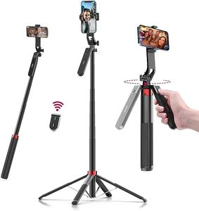 Tripods Ulanzi MA09 18m Selfie Stick Tripod 11 12 13 14 15 Pro Max Phone with Remote Control Panoramic Ball head Holder 231018