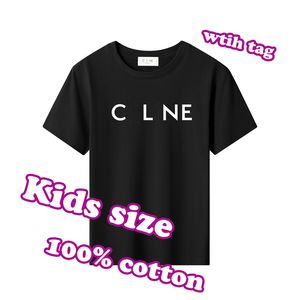 Erkek Kız Giysileri Marka Tshirts Çocuk Lüks Tasarımcı Çocuk Tişörtleri Cel Tasarımcılar Bebek Giyim Çocukları Takım Tişörtler Baskılı Pamuk