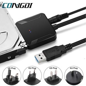 Laptop Adapters Chargers USB 3 0 To Sata 3 Adapter Converter Cable USB3 0 Hard Drive For Samsung WD 2 5 3 5 HDD SSD 231018