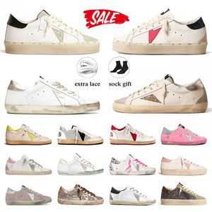 golden goose sneakers women men deisgner shoes white ice orch pink silver black white orange red royal blue【code ：L】fashion Plate-forme big size mens trainers