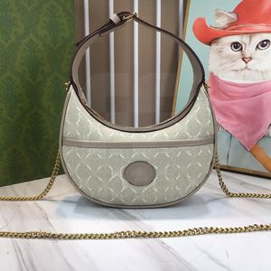 Denim omuz çantası koltuklu kese tasarımcı çanta kolu yarım ay kadın moda klasik lüks stil çanta pochette çanta çenti