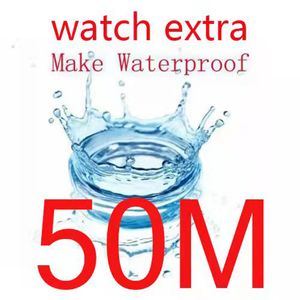 50M Waterproof Watch Case for Diving, Stainless Steel Watch Case with Screw-in Back, Watch Parts Only