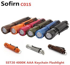 Sofirn C01S BLF Мини светодиодный фонарик AAA y High 95 CRI SST20 4000K брелок для ключей с зажимом 2202098153697