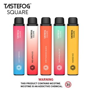 Tastefog Meydanı 3500 Puf Tek Kullanımlık Vape Pod 2% ELUX E-CIGARETTE 650mAh Şarj Edilebilir Pil 10ml 10 Teşer Toptan Fiyat